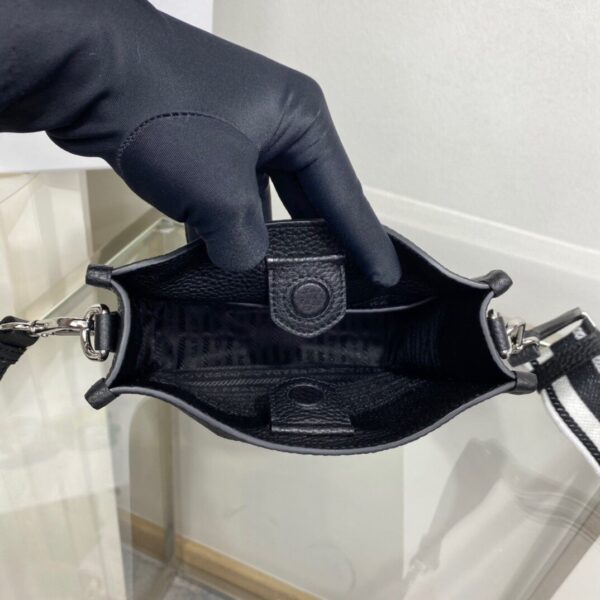 Prada Mini Shoulder Bag Black For Women, Women's Bags 7.9in/20cm