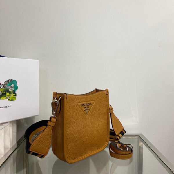 Prada Mini Shoulder Bag Brown For Women, Women's Bags 7.9in/20cm 1BH191_2DKV_F02Z8_V_3OO