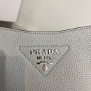 Prada Mini Shoulder Bag Grey For Women, Women's Bags 7.9in/20cm