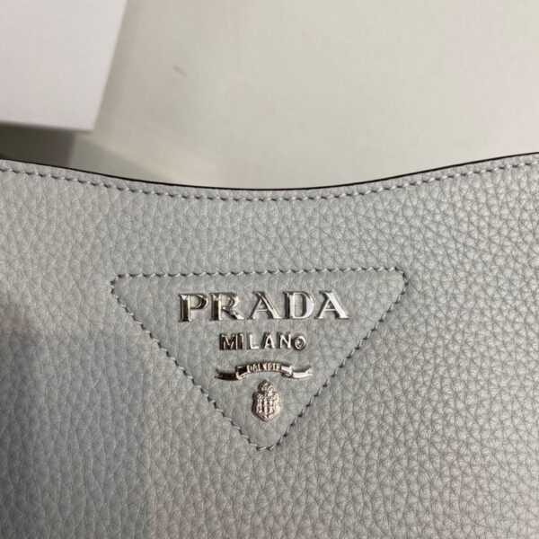 Prada Mini Shoulder Bag Grey For Women, Women's Bags 7.9in/20cm