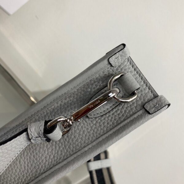 Prada Mini Shoulder Bag Grey For Women, Women's Bags 7.9in/20cm