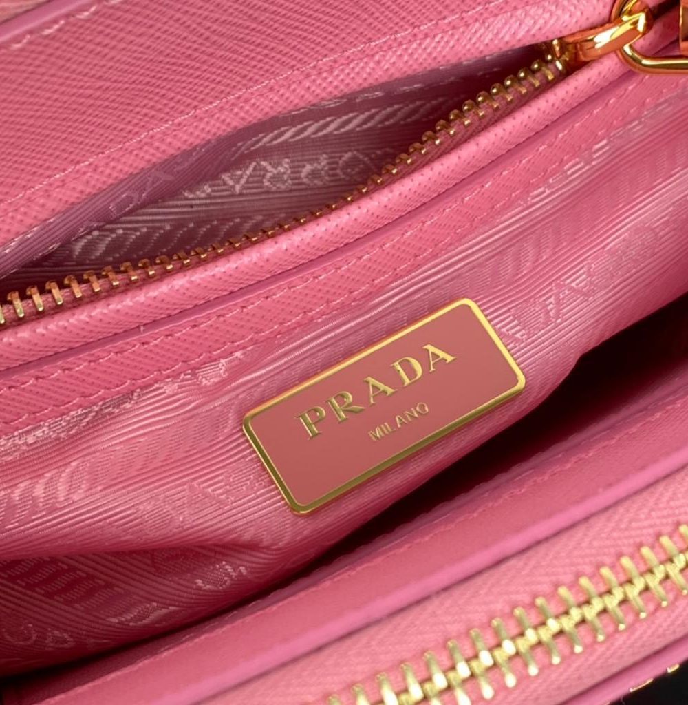 Prada Mini Shoulder Bag Pink 20cm