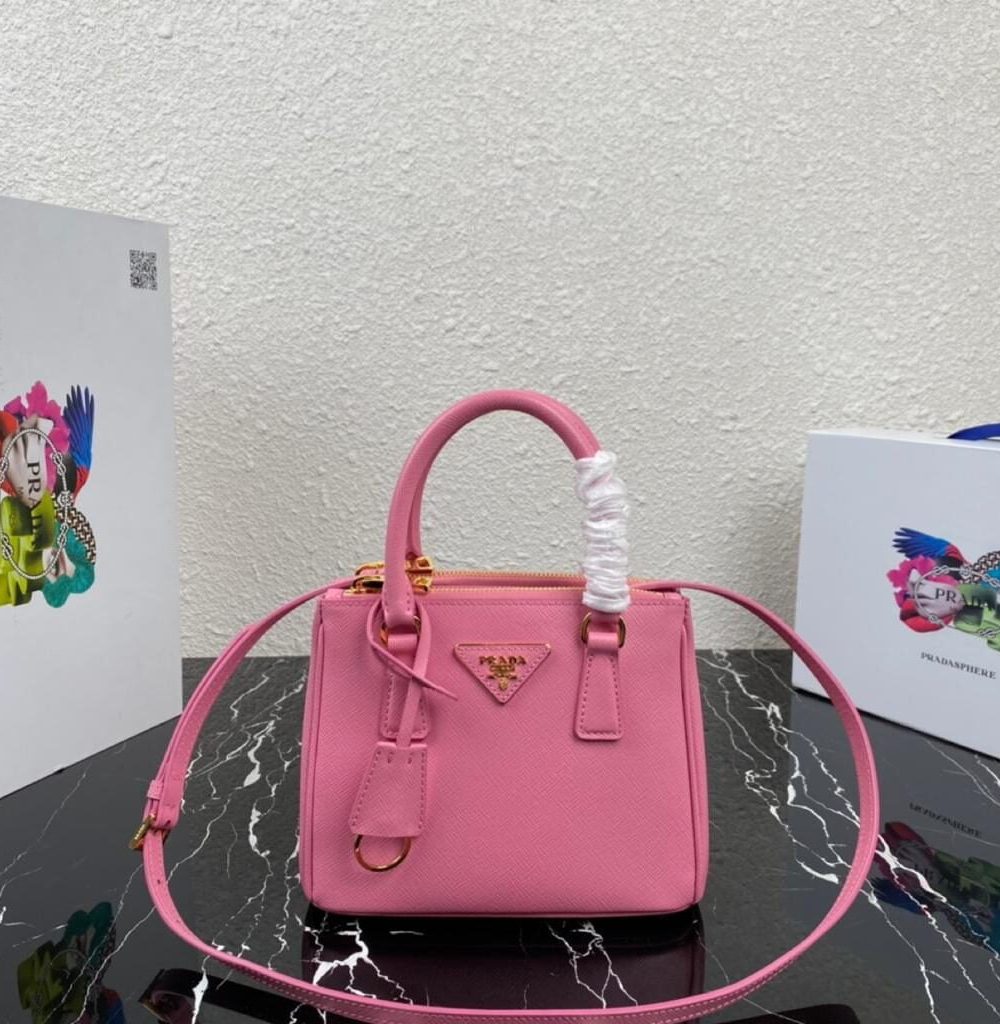 Prada Mini Shoulder Bag Pink 20cm