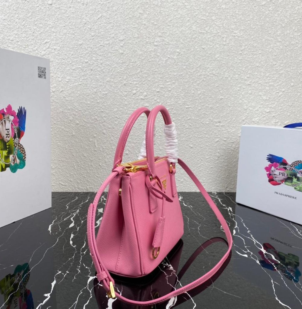 Prada Mini Shoulder Bag Pink 20cm