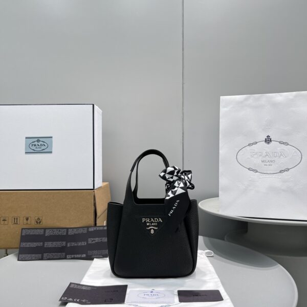 Prada Mini Tote Black For Women, Women's Bags 7.5in/19cm