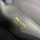 Prada Monochrome Saffiano Bag Black For Women, Women's Bags 8.2in/21cm 1BD317_2ERX_F0002_V_3O3