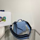 Prada Monochrome Saffiano Bag Blue For Women, Women's Bags 8.2in/21cm 1BD317_2ERX_F02TG_V_3O3