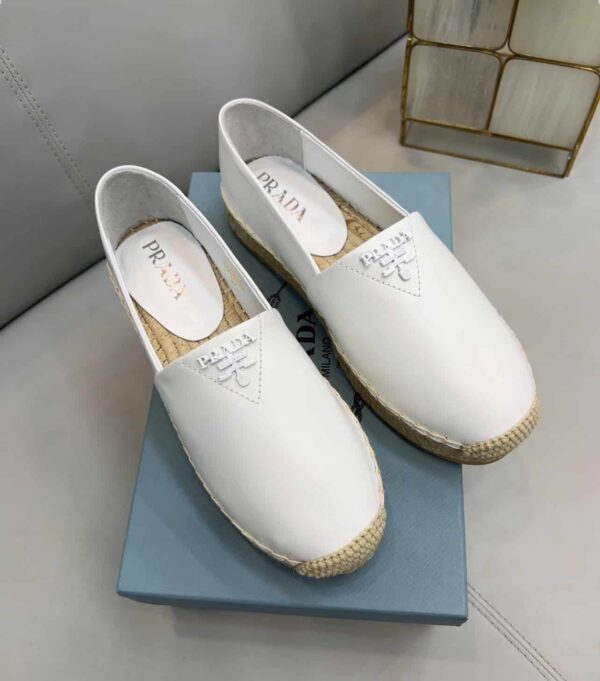 Prada Nappa Espadrilles White For Women 0.8in/20mm PRD 1S871M_79N_F0009_F_020