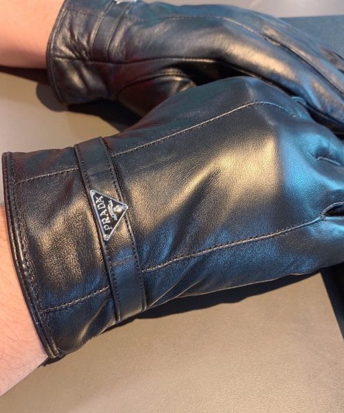 Prada Nappa Gloves In Black