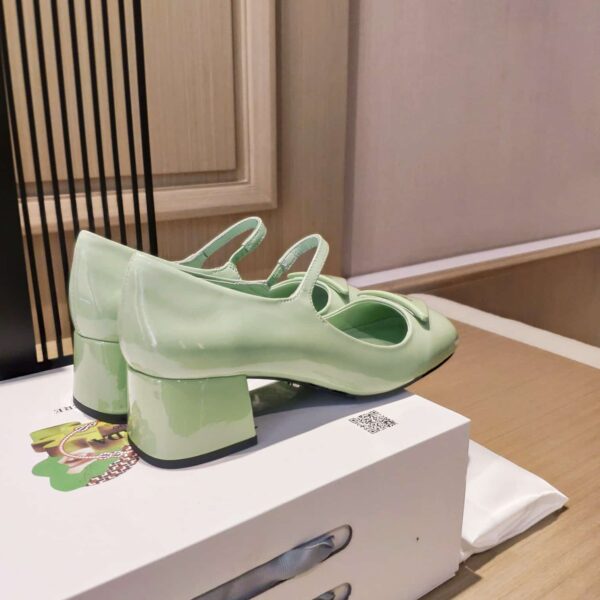 Prada Patent Pumps Green For Women 1.8in/45mm PRD