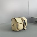 Prada Pocket Nylon And Brushed Bag Beige For Women, Women's Bags 9in/23cm 1BD295_789_F0F24_V_BFO