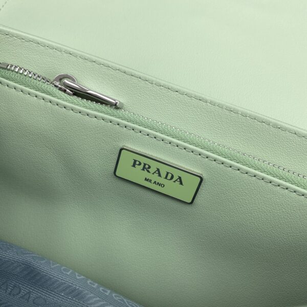 Prada Pocket Nylon And Brushed Bag Beige For Women, Women's Bags 9in/23cm 1BD295_789_F0F24_V_BFO