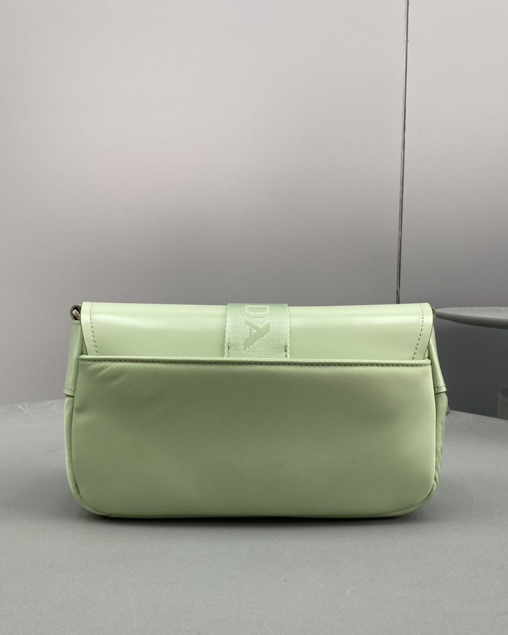 Prada Pocket Nylon And Brushed Bag Beige For Women, Women's Bags 9in/23cm 1BD295_789_F0F24_V_BFO