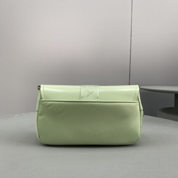 Prada Pocket Nylon And Brushed Bag Beige For Women, Women's Bags 9in/23cm 1BD295_789_F0F24_V_BFO