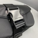 Prada Pocket Nylon And Brushed Bag Black For Women, Women's Bags 9in/23cm 1BD295_789_F0002_V_BFO
