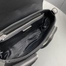 Prada Pocket Nylon And Brushed Bag Black For Women, Women's Bags 9in/23cm 1BD295_789_F0002_V_BFO
