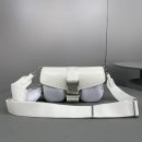 Prada Pocket Nylon And Brushed Bag White For Women, Women's Bags 9in/23cm 1BD295_789_F0009_V_BFO