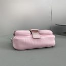 Prada Pocket Nylon And Brushed Bag White For Women, Women's Bags 9in/23cm 1BD295_789_F0009_V_BFO