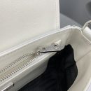 Prada Pocket Nylon And Brushed Bag White For Women, Women's Bags 9in/23cm 1BD295_789_F0009_V_BFO