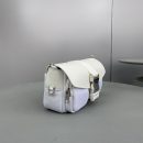 Prada Pocket Nylon And Brushed Bag White For Women, Women's Bags 9in/23cm 1BD295_789_F0009_V_BFO