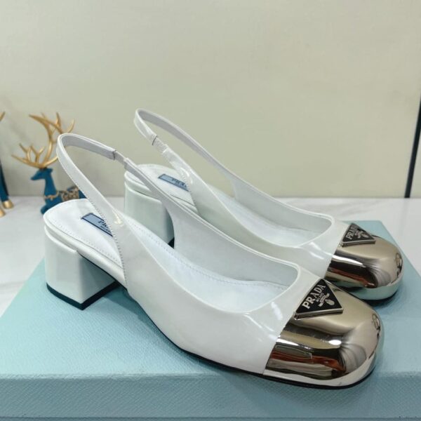 Prada Prada - Color Block With Rear Bridle Block White For Women PRD