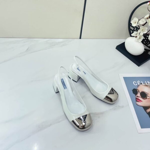 Prada Prada - Color Block With Rear Bridle Block White For Women PRD