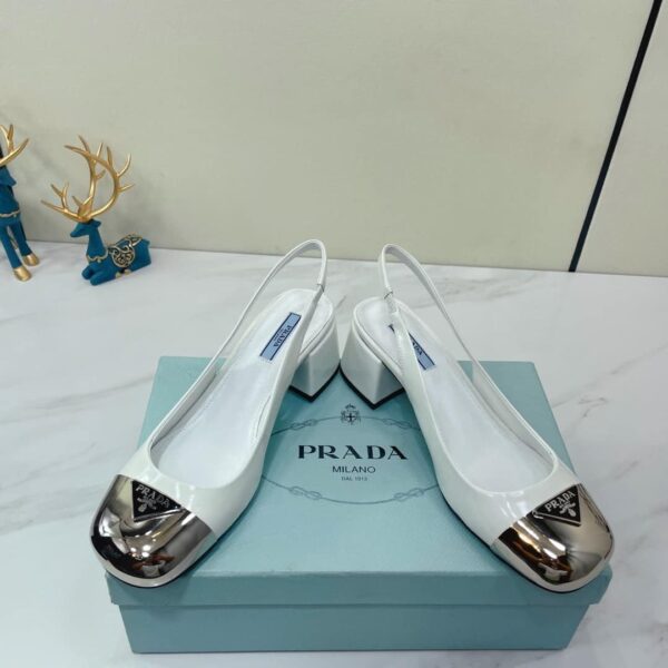 Prada Prada - Color Block With Rear Bridle Block White For Women PRD