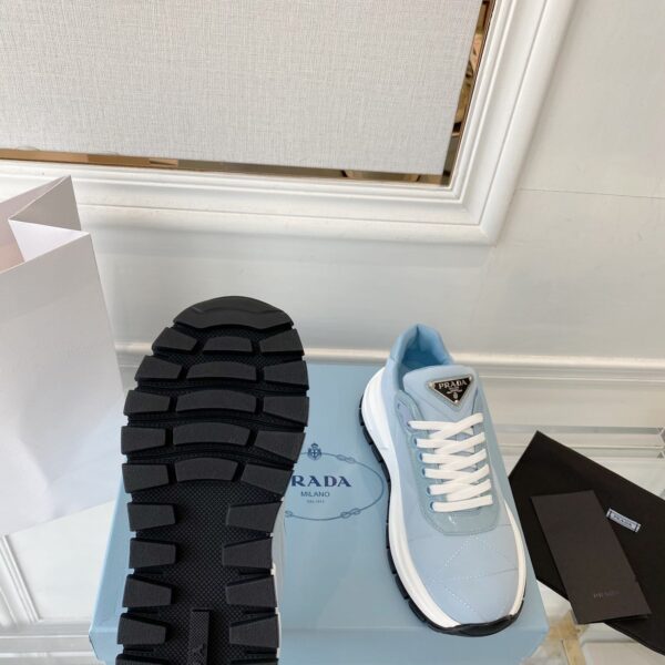 Prada Prax 01 Nylon Sneakers Blue For Women PRD 