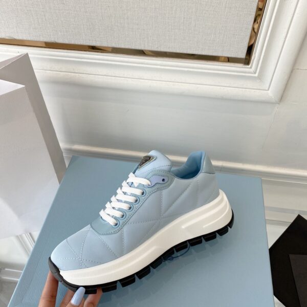 Prada Prax 01 Nylon Sneakers Blue For Women PRD 