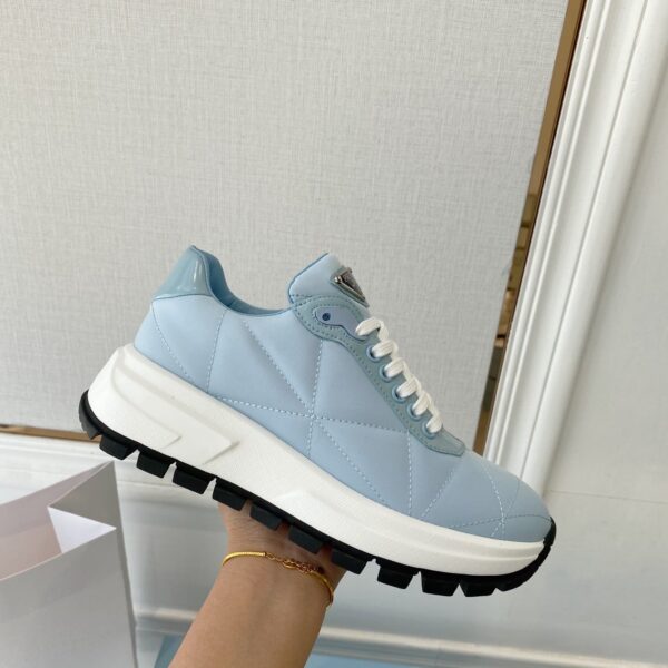Prada Prax 01 Nylon Sneakers Blue For Women PRD 