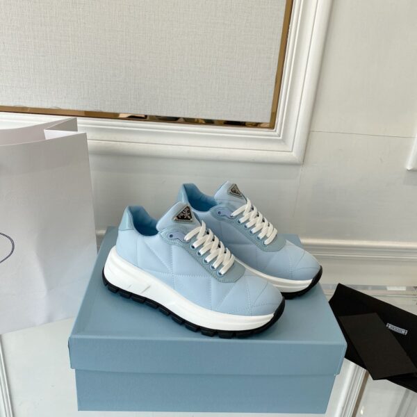 Prada Prax 01 Nylon Sneakers Blue For Women PRD 