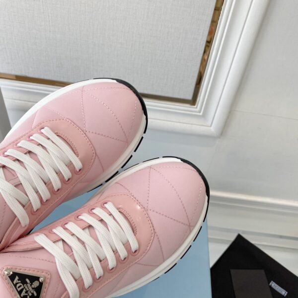 Prada Prax 01 Nylon Sneakers Pink For Women PRD 