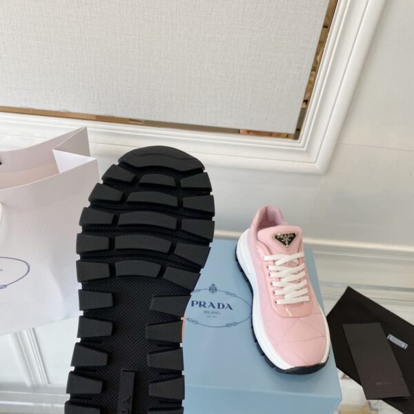 Prada Prax 01 Nylon Sneakers Pink For Women PRD 
