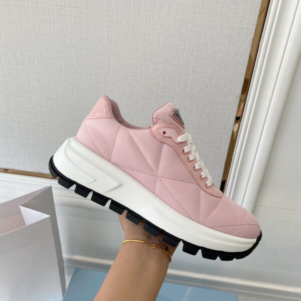 Prada Prax 01 Nylon Sneakers Pink For Women PRD 