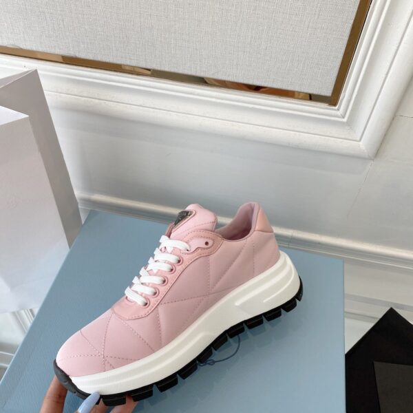 Prada Prax 01 Nylon Sneakers Pink For Women PRD 