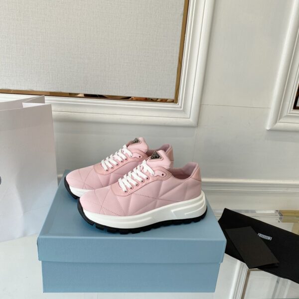 Prada Prax 01 Nylon Sneakers Pink For Women PRD 
