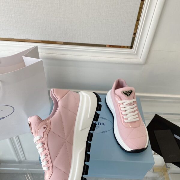 Prada Prax 01 Nylon Sneakers Pink For Women PRD 