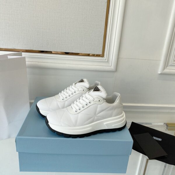 Prada Prax 01 Nylon Sneakers White For Women PRD P00618382
