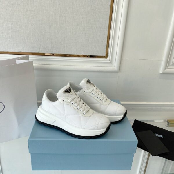 Prada Prax 01 Nylon Sneakers White For Women PRD P00618382