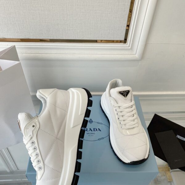 Prada Prax 01 Nylon Sneakers White For Women PRD P00618382