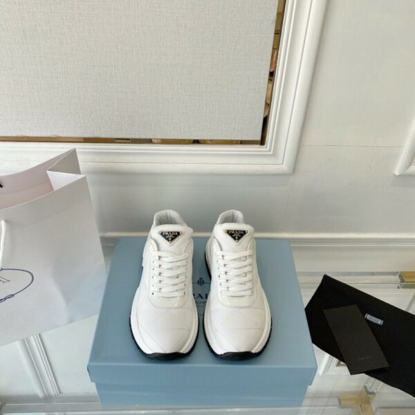 Prada Prax 01 Nylon Sneakers White For Women PRD P00618382