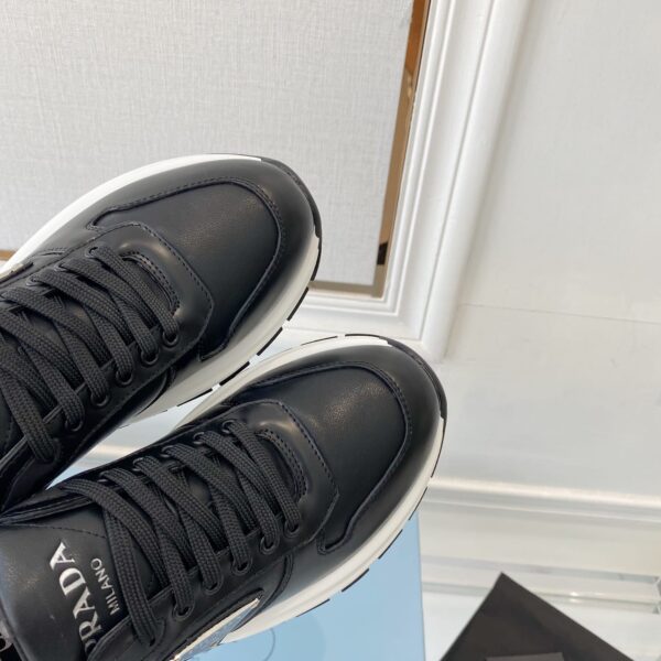 Prada Prax 01 Re-Nylon And Brushed Sneakers Black For Women 1.8in/45mm PRD 1E804M 3LKI F0632