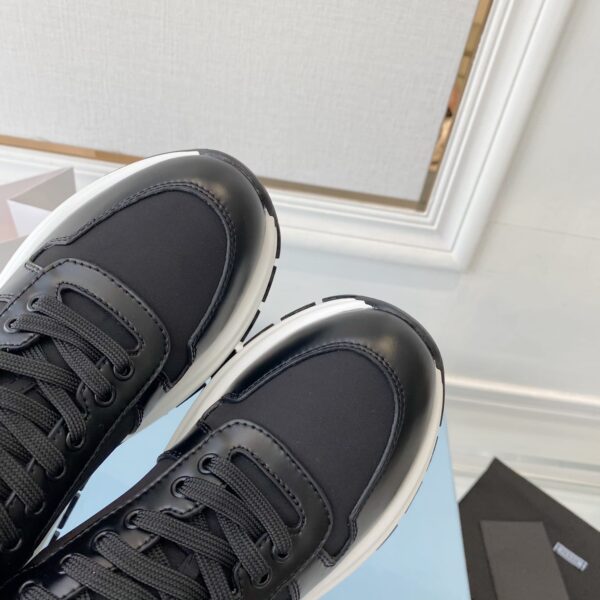 Prada Prax 01 Re-Nylon Gabardine Sneakers Black For Women 1.8in/45mm PRD 1E499M_1YFL_F0002_F_045