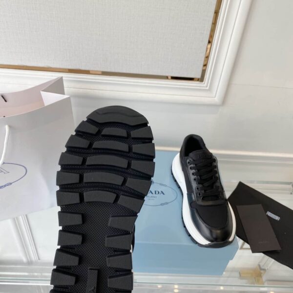 Prada Prax 01 Re-Nylon Gabardine Sneakers Black For Women 1.8in/45mm PRD 1E499M_1YFL_F0002_F_045