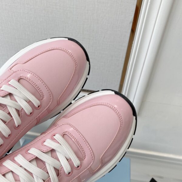 Prada Prax 01 Re-Nylon Gabardine Sneakers Pink For Women 1.8in/45mm PRD 
