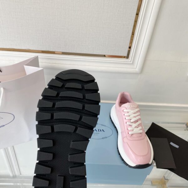 Prada Prax 01 Re-Nylon Gabardine Sneakers Pink For Women 1.8in/45mm PRD 
