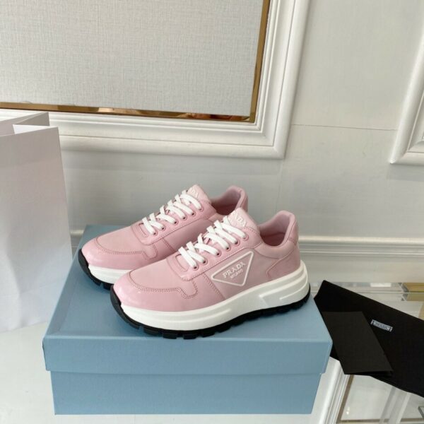 Prada Prax 01 Re-Nylon Gabardine Sneakers Pink For Women 1.8in/45mm PRD 