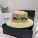 Prada Raffia Hat Brown Prada Hat