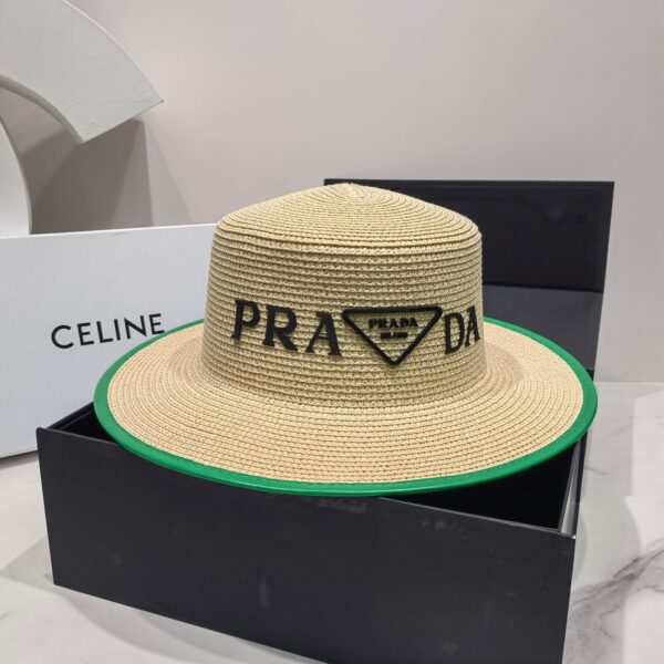 Prada Raffia Hat Brown Prada Hat