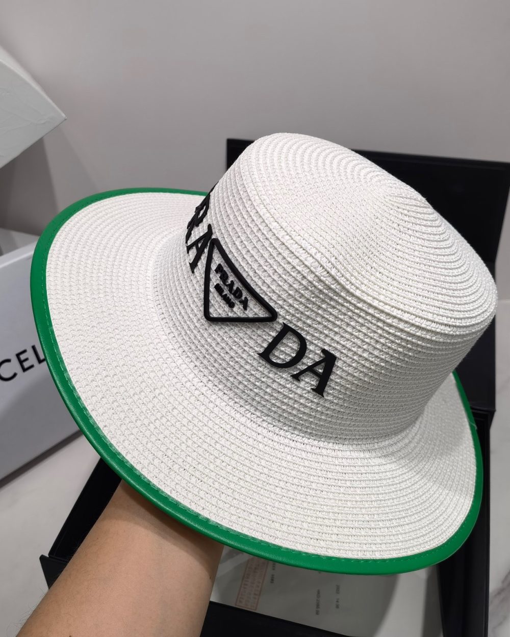 Prada Raffia Hat White Prada Hat